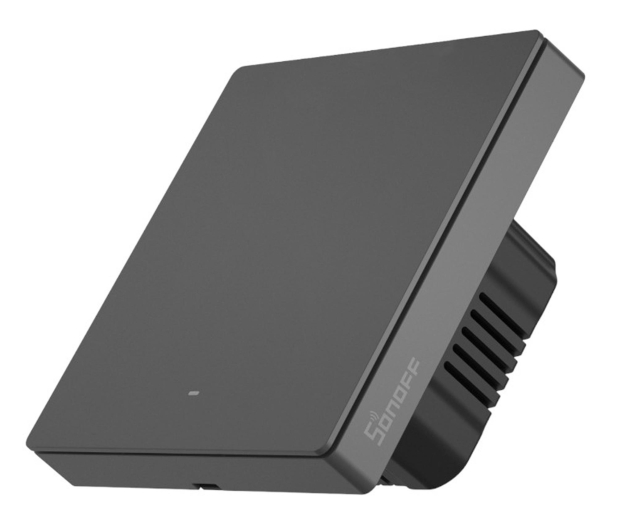 Sonoff Smart przełącznik ścienny WiFi M5 1C Szary (1-kanałowy) - 1489986 - zdjęcie